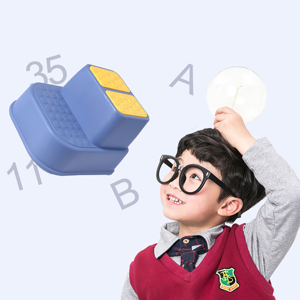 Eazy Kids - Step Stool - Blue Age-12 Months to 8 Years