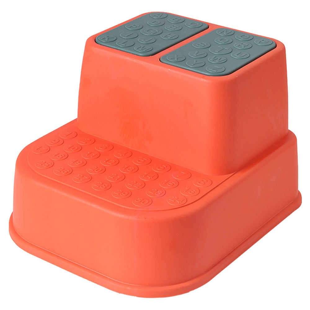 Eazy Kids - Step Stool - Orange Age-12 Months to 8 Years