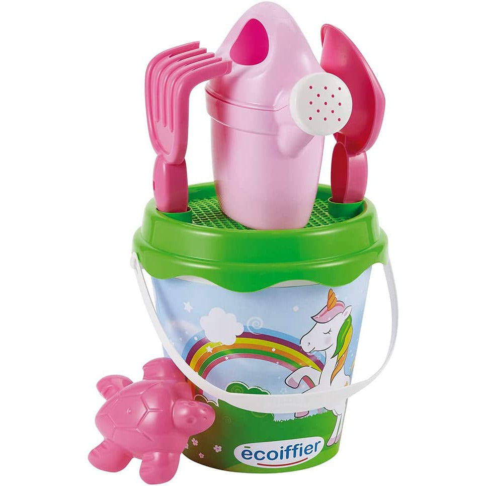 Ecoiffier - Beach 17 Cm Unicorn Bucket With Accessories Multicolor Age-3 Years & Above