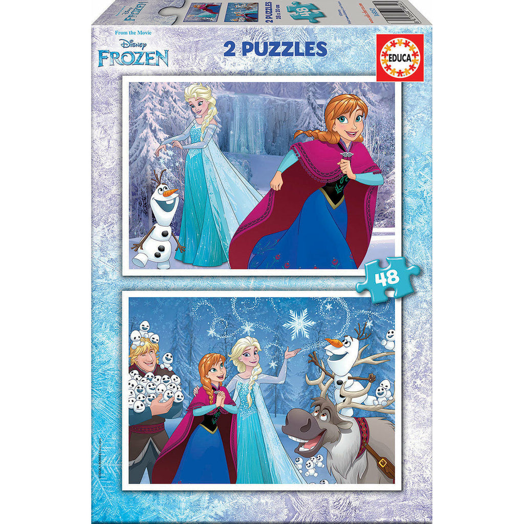 Educa Frozen Disney puzzle 2 X 48 MulticolourAge- 4 Years & Above