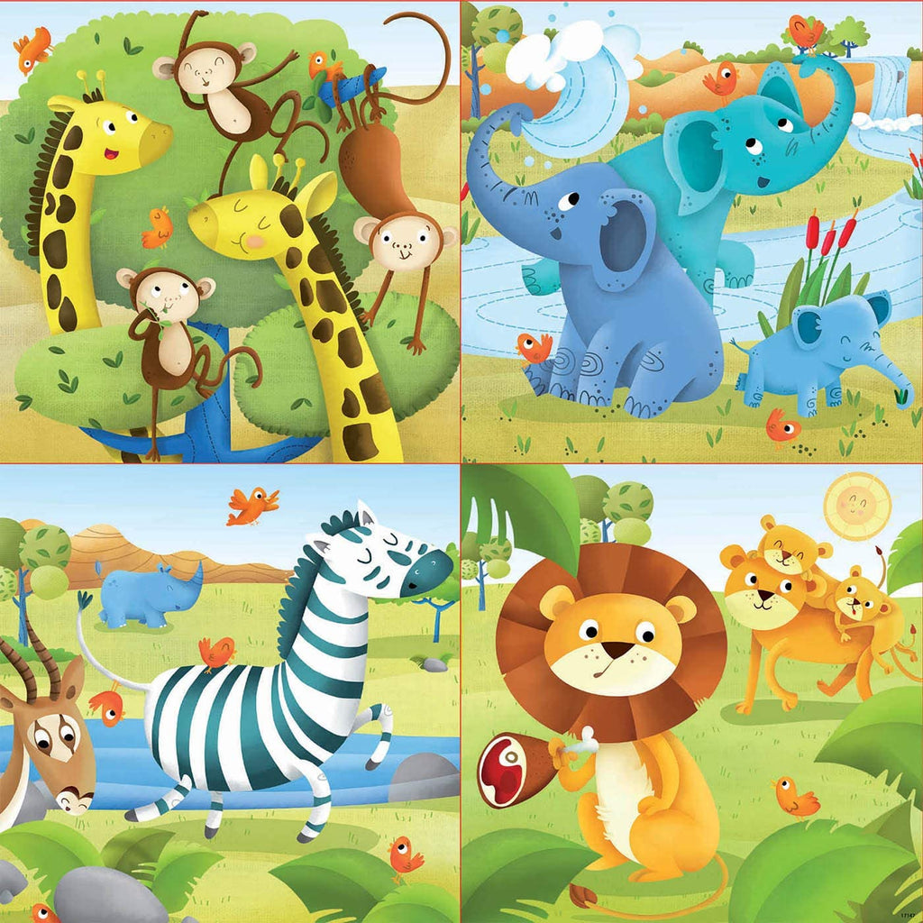Educa Wild Animals Themed Puzzle MulticolourAge- 3 Years & Above