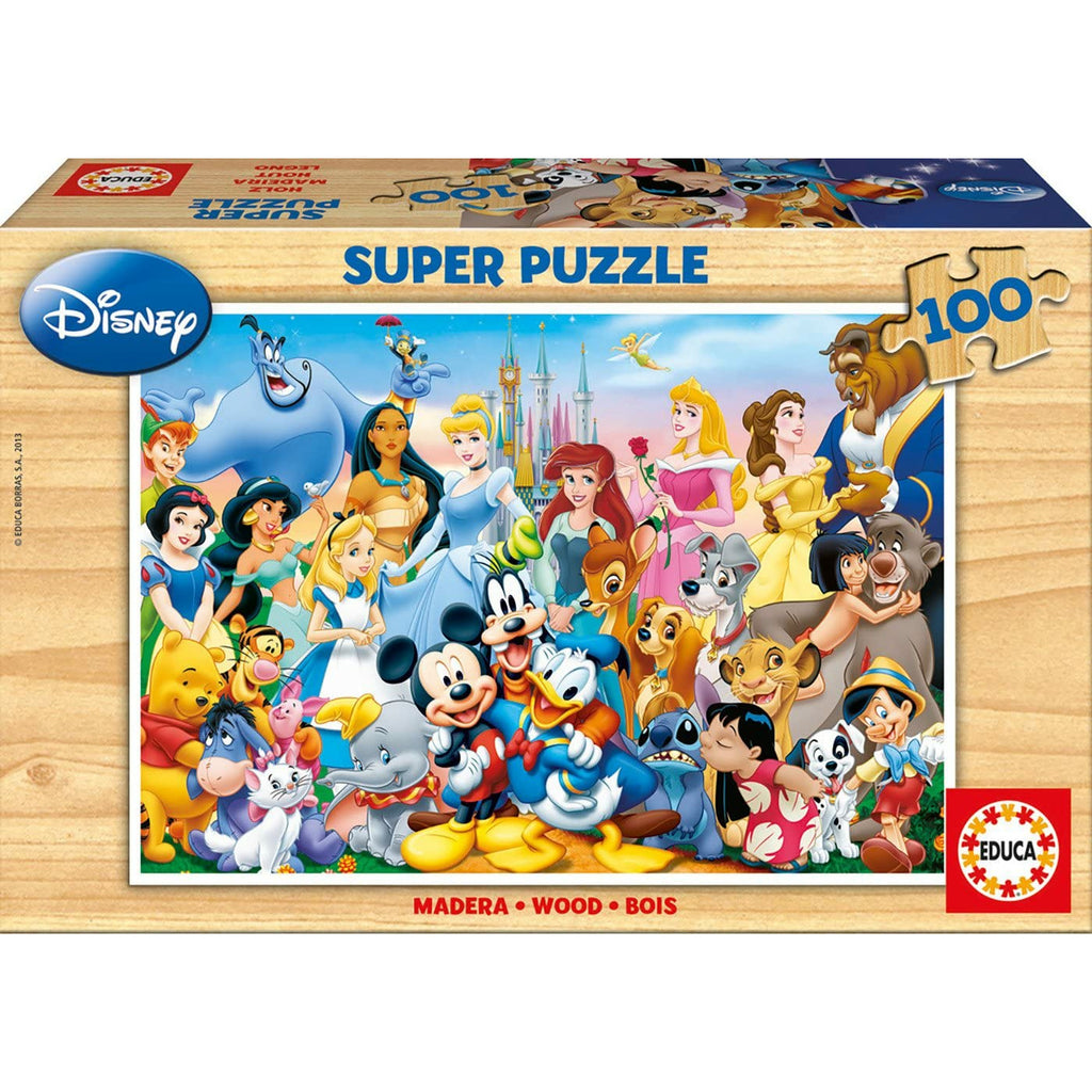 Educa World Of Disney Super Puzzle MulticolourAge- 6 Years & Above