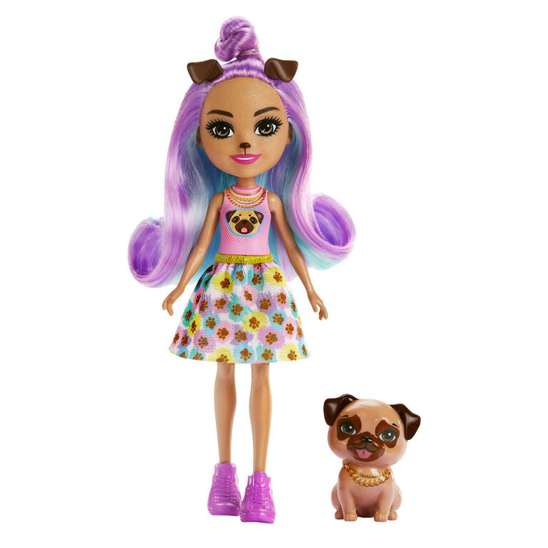 Enchantimals City Tails Main Street Penna Pug & Trusty Doll Fnh22/Hkn11 Age- 4 Years & Above