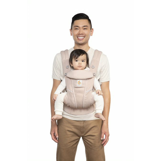 Ergobaby Omni Breeze Pink Quartz Baby Carrier Age-Newborn & Above (Holds Upto 20.4 Kg)