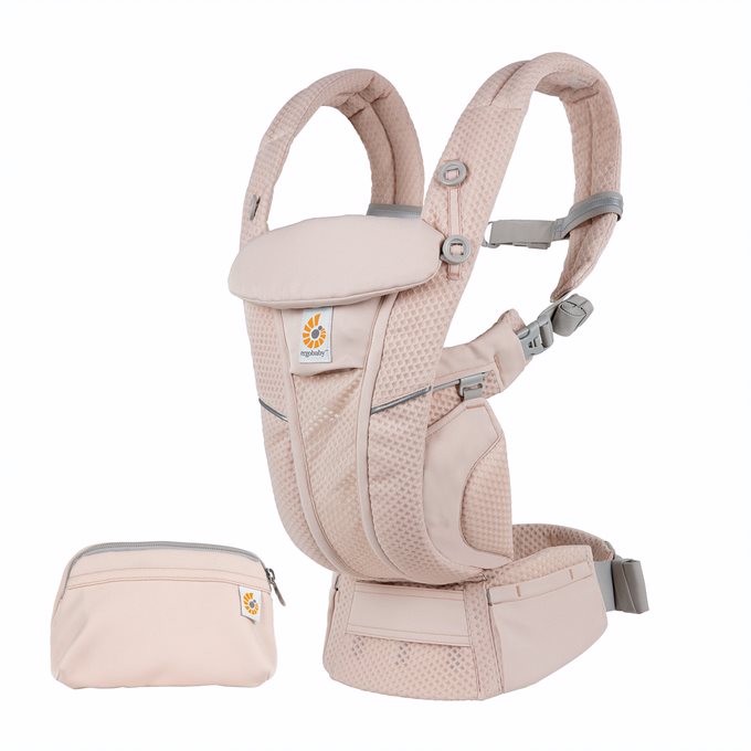 Ergobaby Omni Breeze Pink Quartz Baby Carrier Age-Newborn & Above (Holds Upto 20.4 Kg)