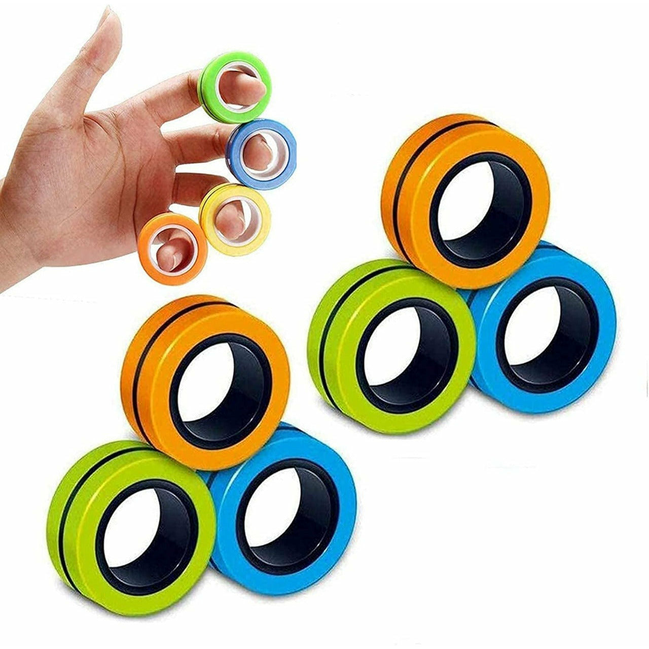 Essen Anti Stress Decompression Extender Magnetic Ring Swivel Ring