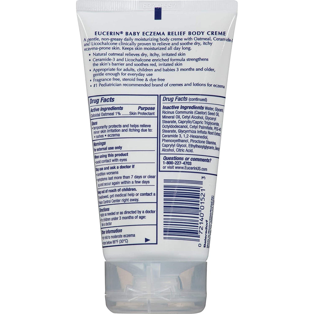 Eucerin Baby Eczema Relief Cream Age- 3 Months & Above
