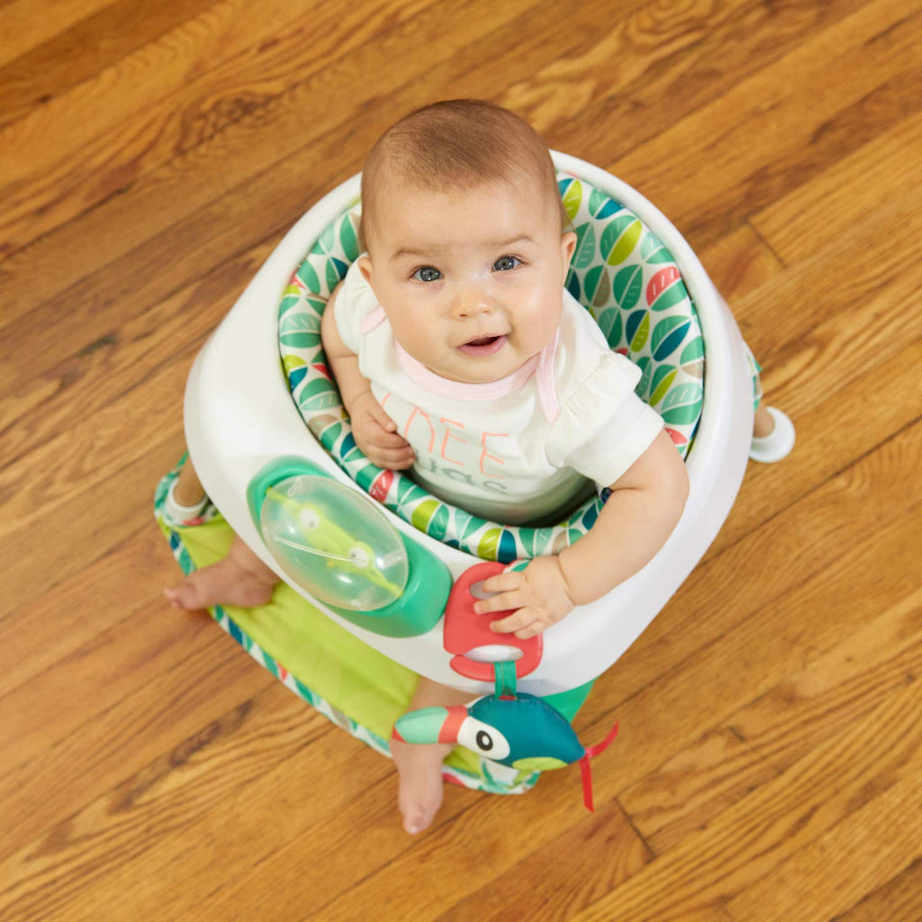 ExerSaucer Tiny Tropics 2-IN-1 Baby Seat + Door Jumper 4m+