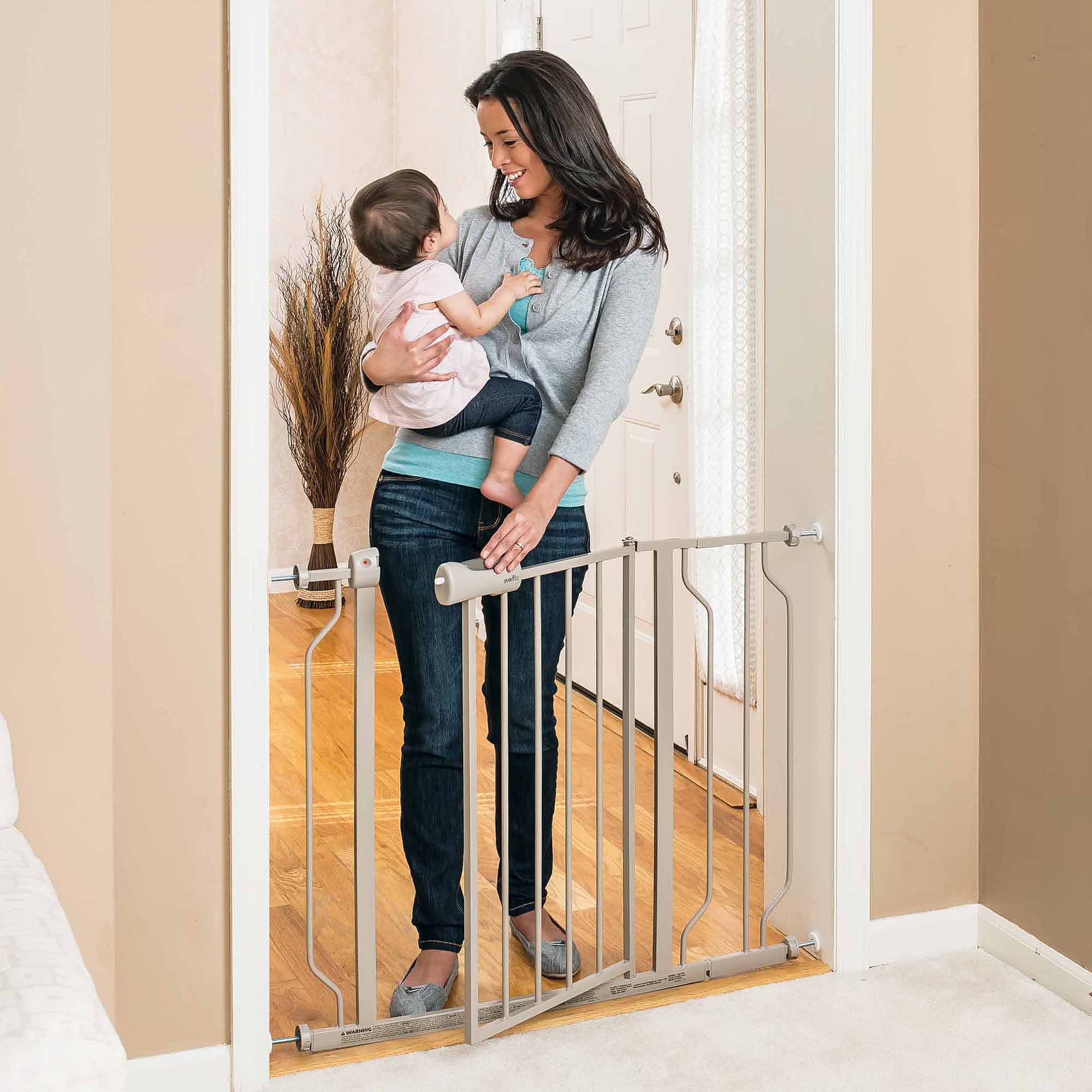 Stair Gates Evenflo Walk Through Baby Gate Doorway Gates Barn Door