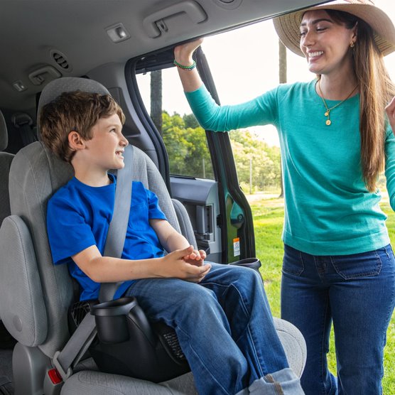 Evenflo Go Time No Back Booster Car Seat, Blue Astro Age- 4 Years to 12 Years