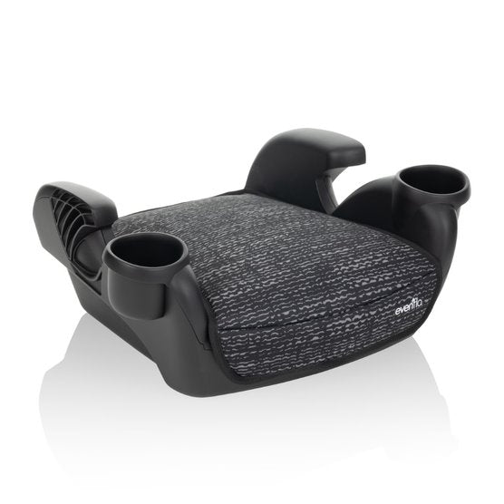 Evenflo Go Time No Back Booster Car Seat , Static Black Age- 4 Years to 12 Years
