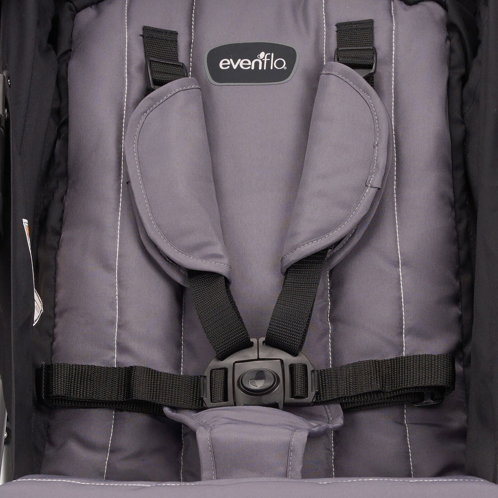 Evenflo Minno Twin Double Stroller Glenbarr Grey Age- 6 Months to 5 Years (Holds upto 45 Kg)