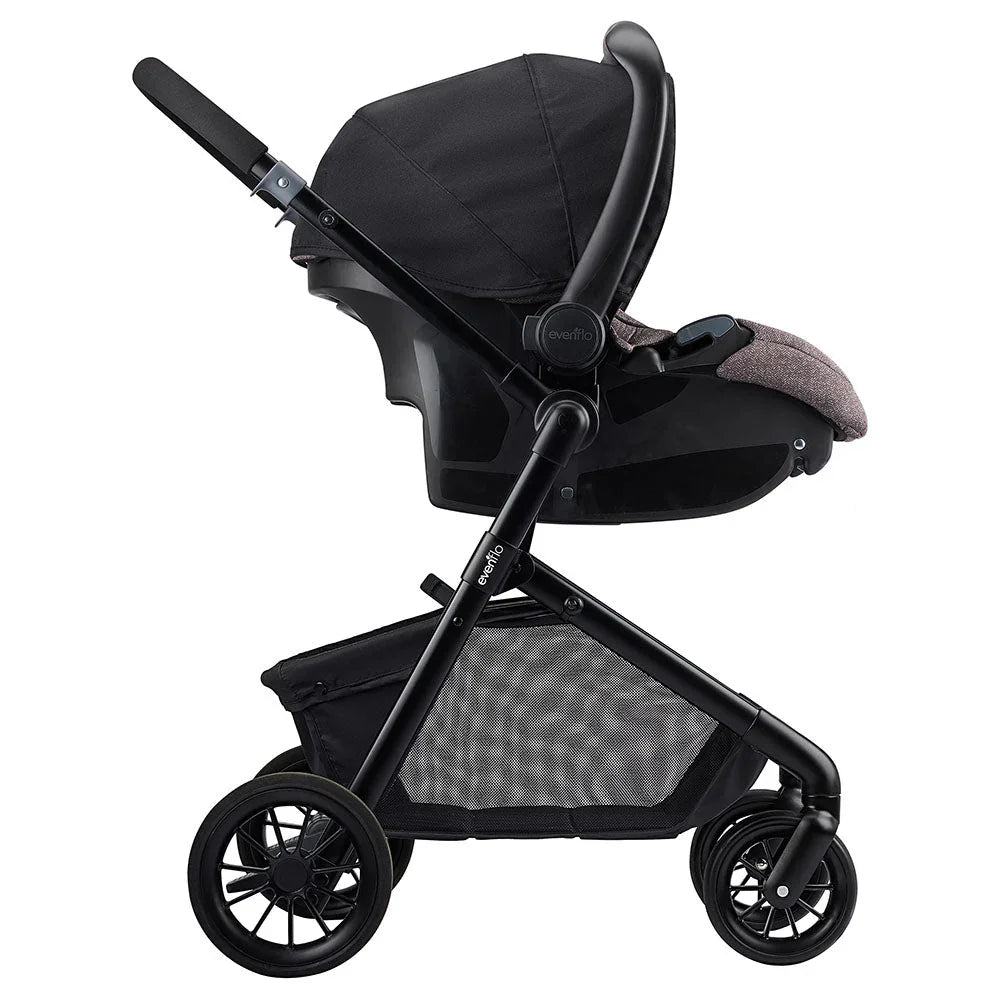 evenflo pivot casual grey Evenflo Pivot Travel System Casual Grey Age- Newborn to 36 Months