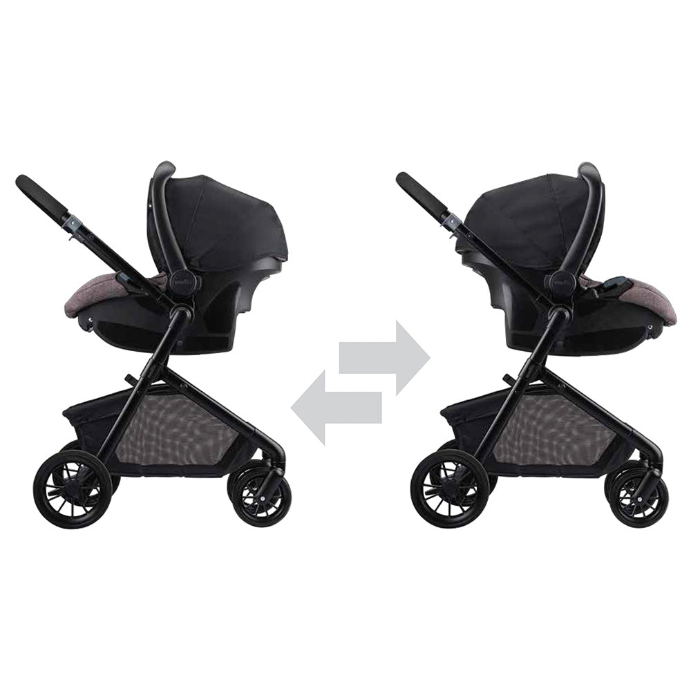 Evenflo pivot cheap casual grey