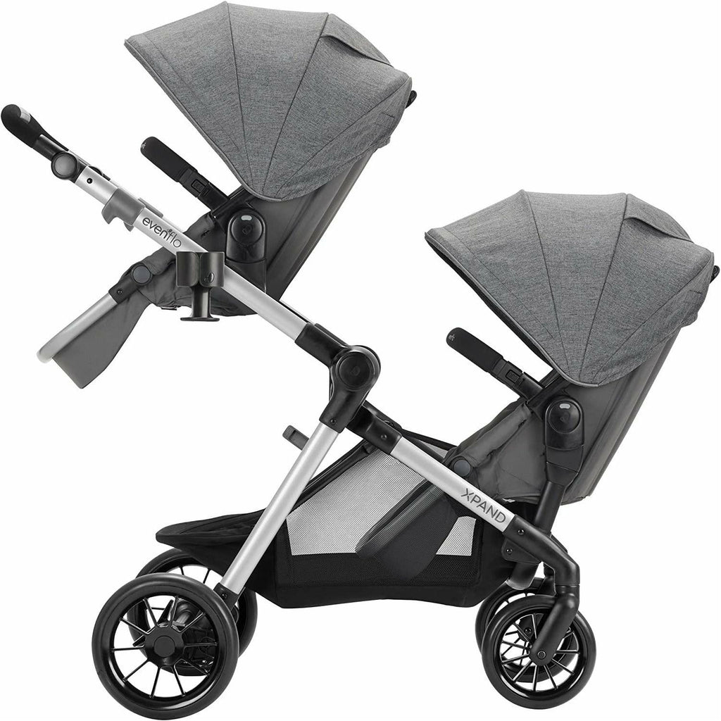 Evenflo Pivot Xpand Modular Double Seat Stroller 0-25Kg, Percheron