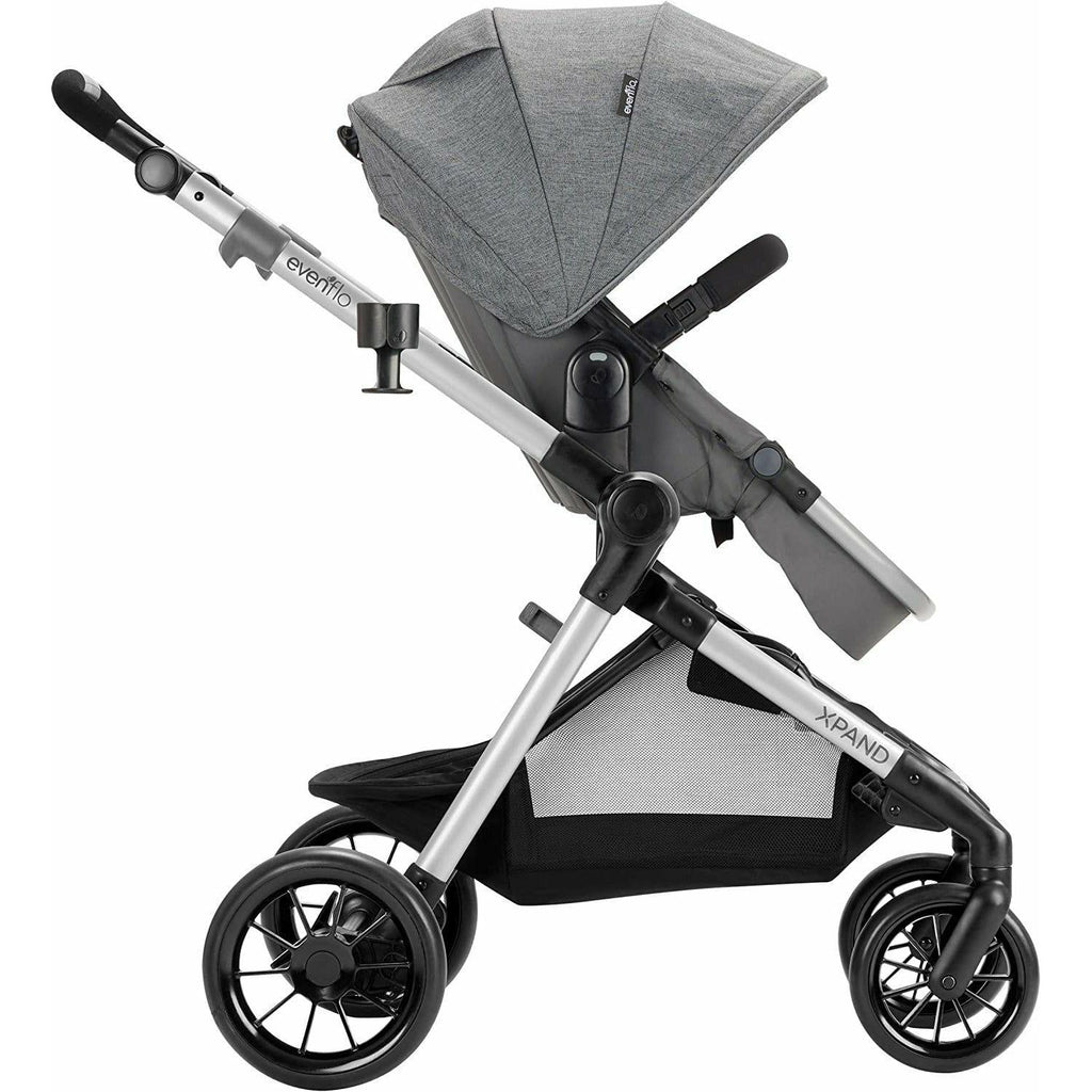 Evenflo Pivot Xpand Modular Double Seat Stroller 0-25Kg, Percheron