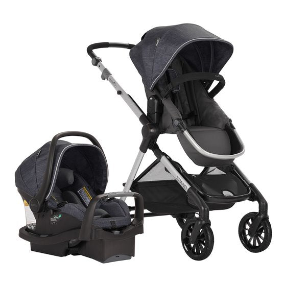Evenflo Pivot
 Xpand Modular Travel
 System, Roan Grey Age- Newborn to 5 Years
 (0-22 kg)