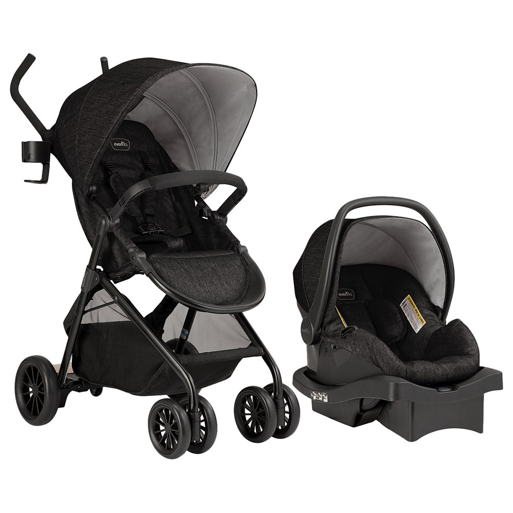 Evenflo Sibby Travel System Charcoal Age-7 Months to 36 Months (Upto 22.6 kgs)