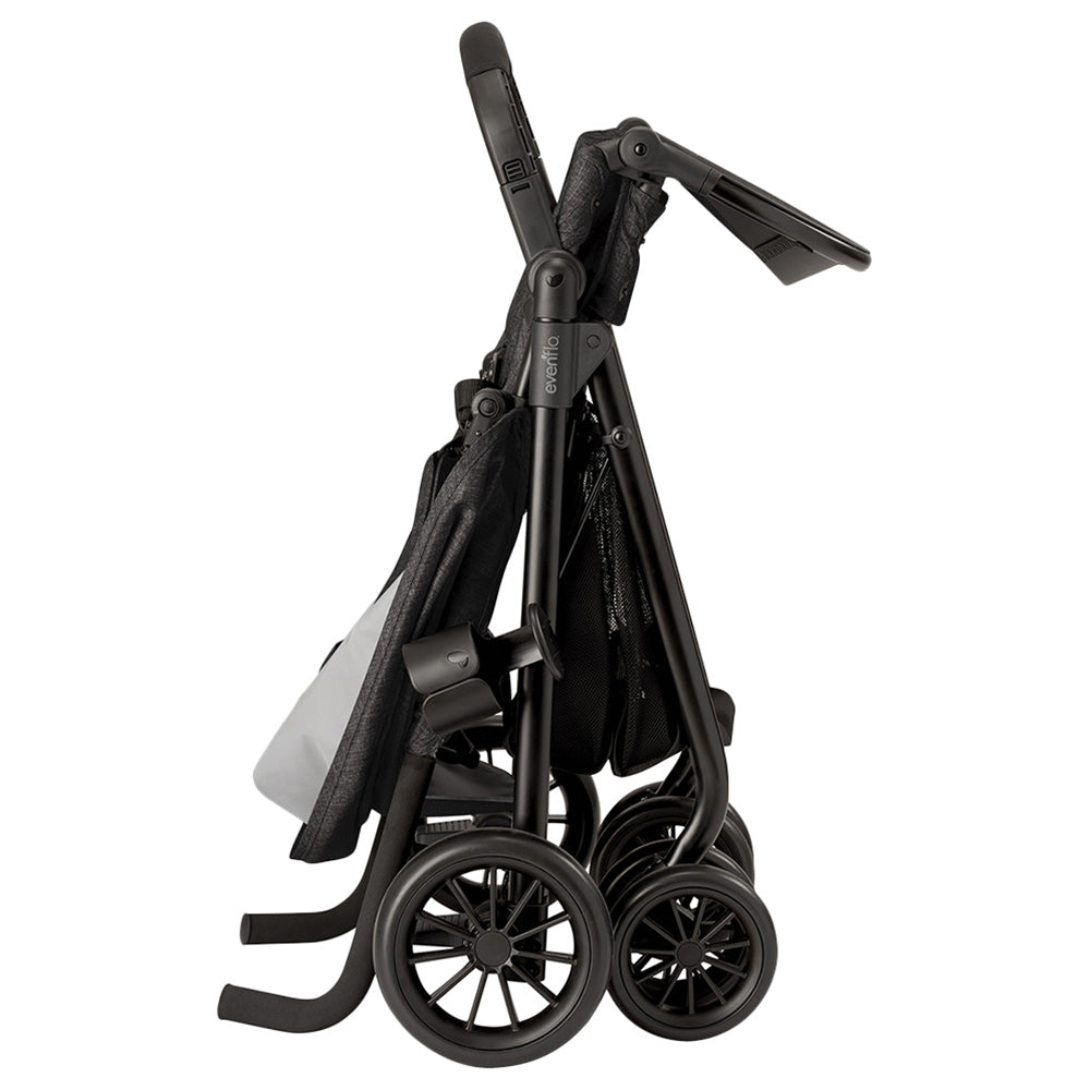 Evenflo Sibby Travel System Charcoal Age 7 Months to 36 Months Upto 22.6 kgs Peekaboo