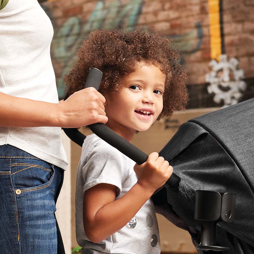 Evenflo Sibby Travel System Charcoal Age 7 Months to 36 Months Upto 22.6 kgs Peekaboo