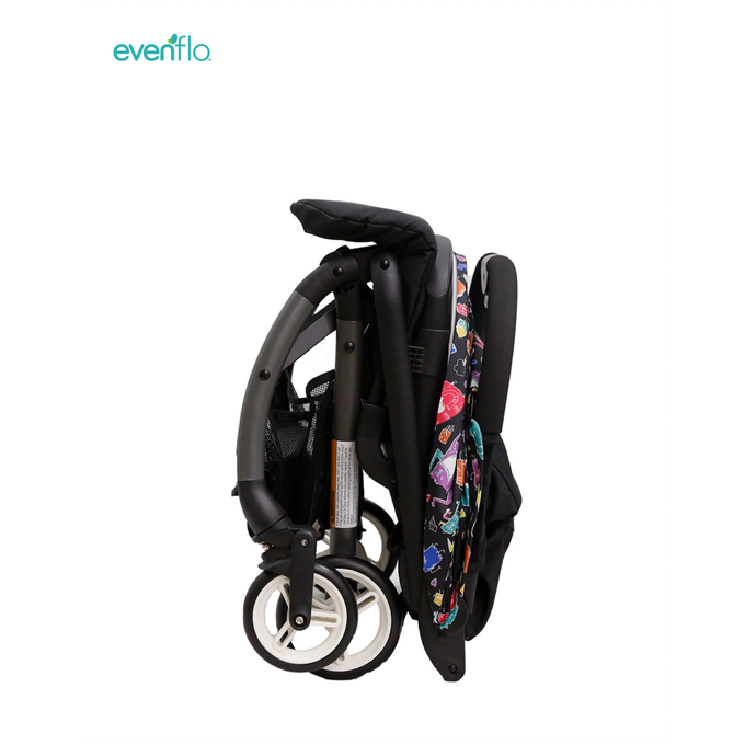 Evenflo Wim Ultra-Compact Stroller Black Age- Newborn to 36 Months