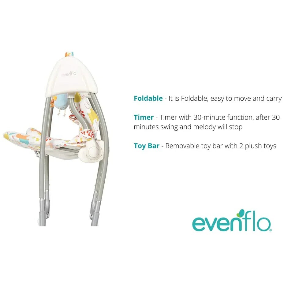evenflo swing Evenflo Baby Deluxe Infant Swing 6-11Kg Beige