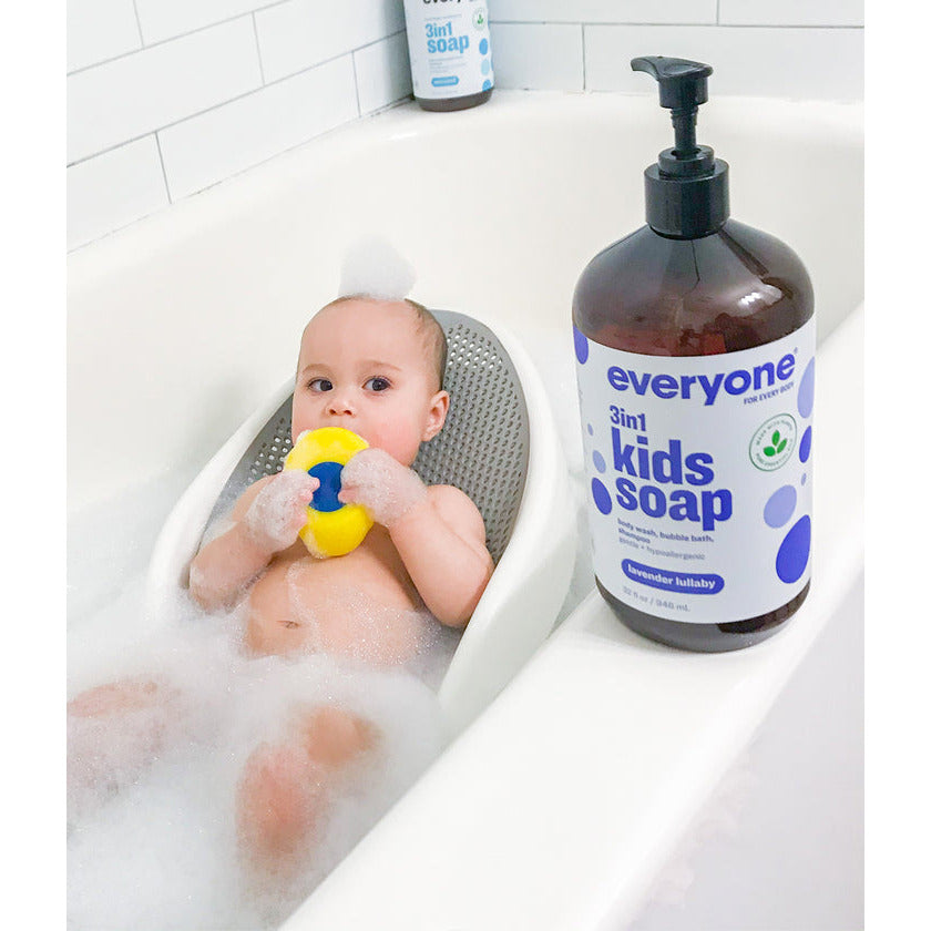 Everyone 3 in 1 Bath Soap for Kids Lavender Lullaby 32 fl oz (946 ml)