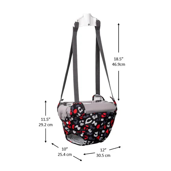 Evenflo ExerSaucer Doorway Jumper 4m+, Lava Rock - Peekaboo