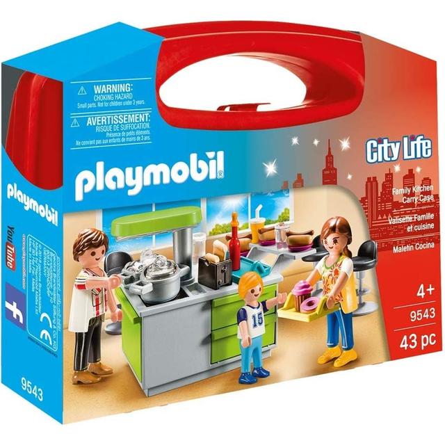 Playmobil City Life  Family Kitchen Carry Case 4Y+