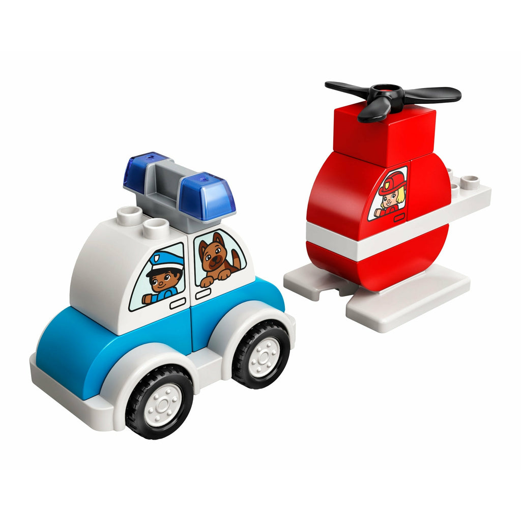 Lego® Duplo® Fire Helicopter & Police Car 18m+