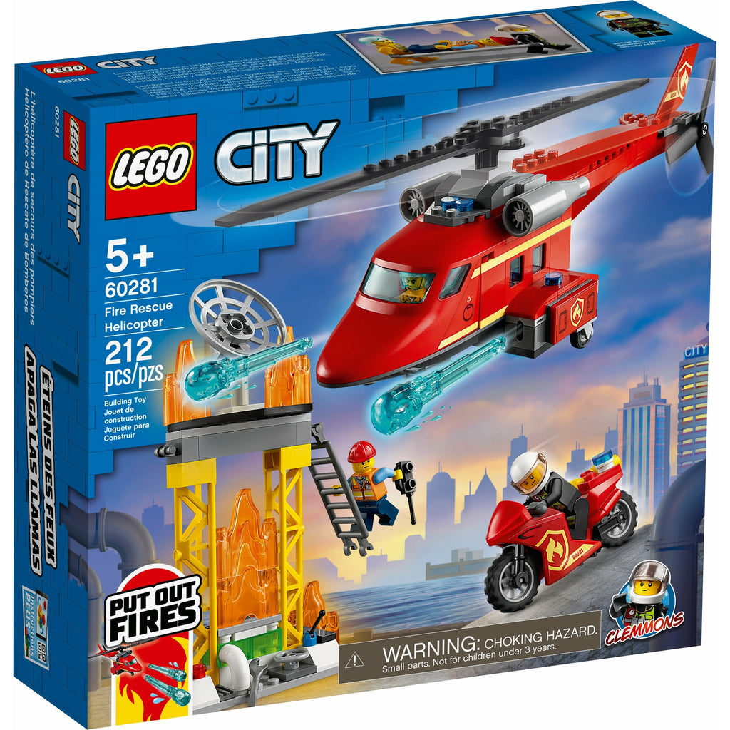 Lego® City Fire Rescue Helicopter Playset Unisex