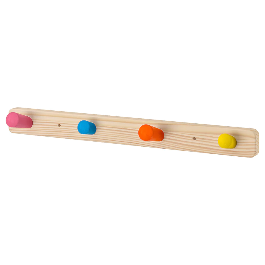 Flisat Knob Rack With 4 Knobs