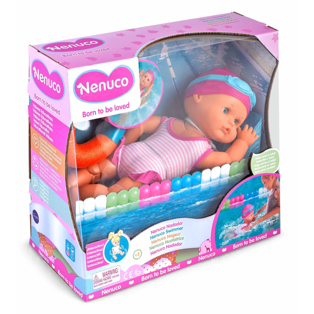 Famosa Nenuco Doll Swimmer Pink Age- 3 Years & Above