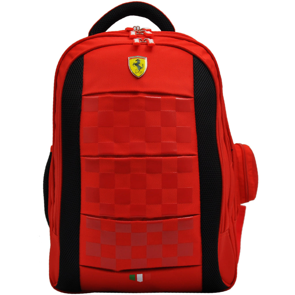 Ferrari Speed Sign 17-ich Backpack Age-9 Years to 12 Years