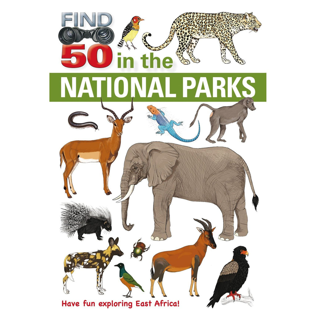 Find 50 in the National Parks - Have Fun Exploring East Africa!