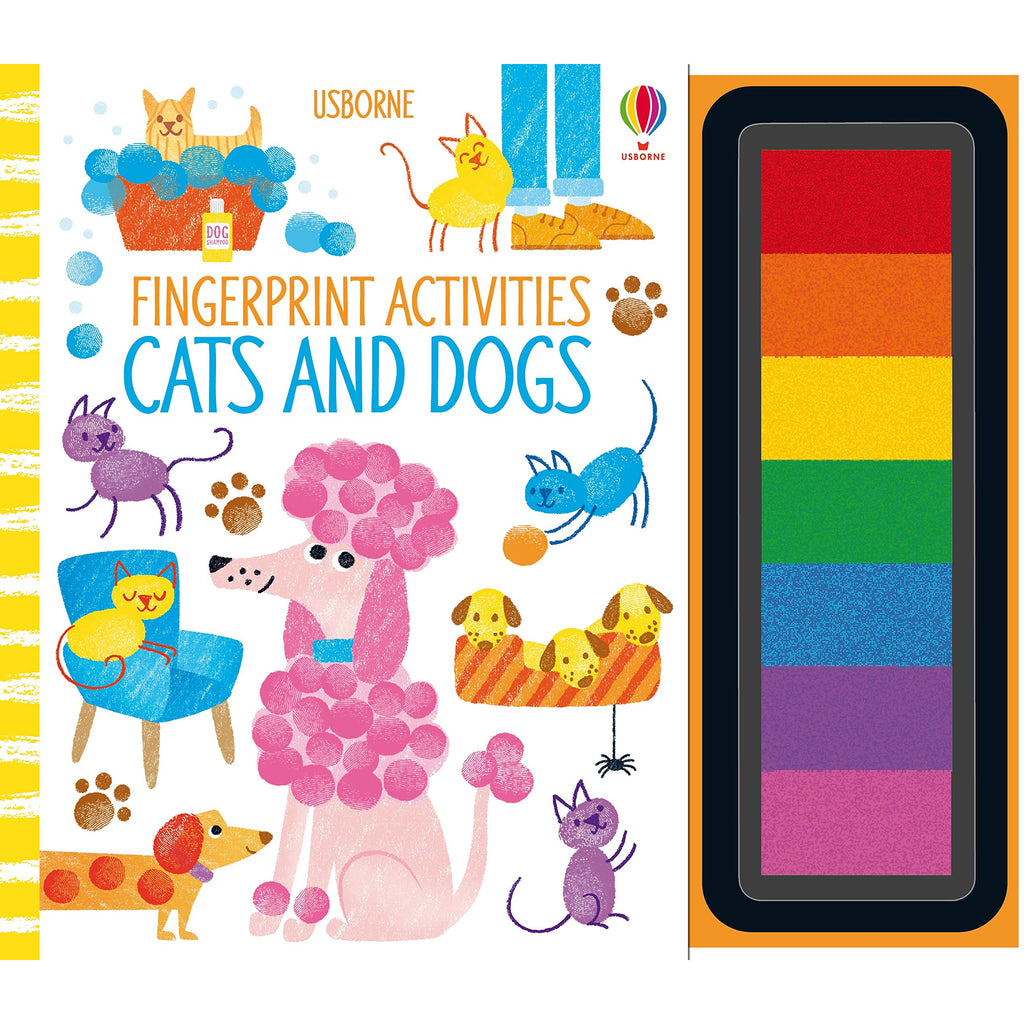 Fingerprint Activities Cats and Dogs by Fiona Watt