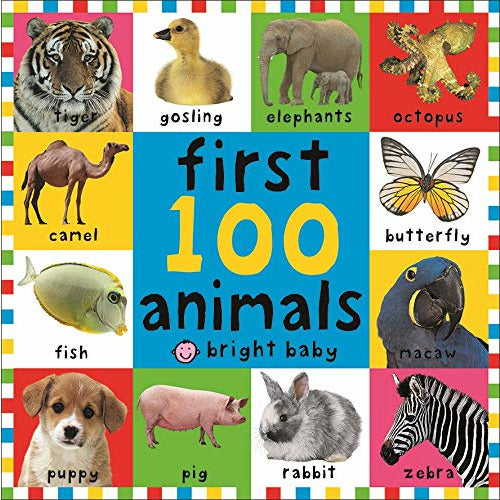 First 100 Animals Learning Book Age- 12 Months & Above