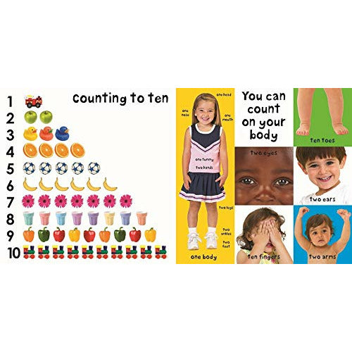First 100 Numbers Multicolored Board Book Age- 12 Months & Above