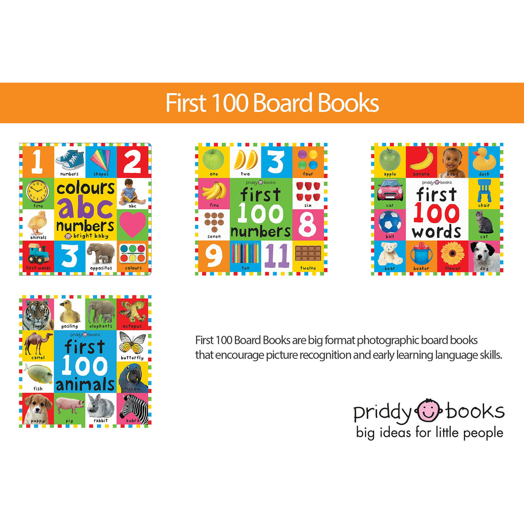First 100 Numbers Multicolored Board Book Age- 12 Months & Above