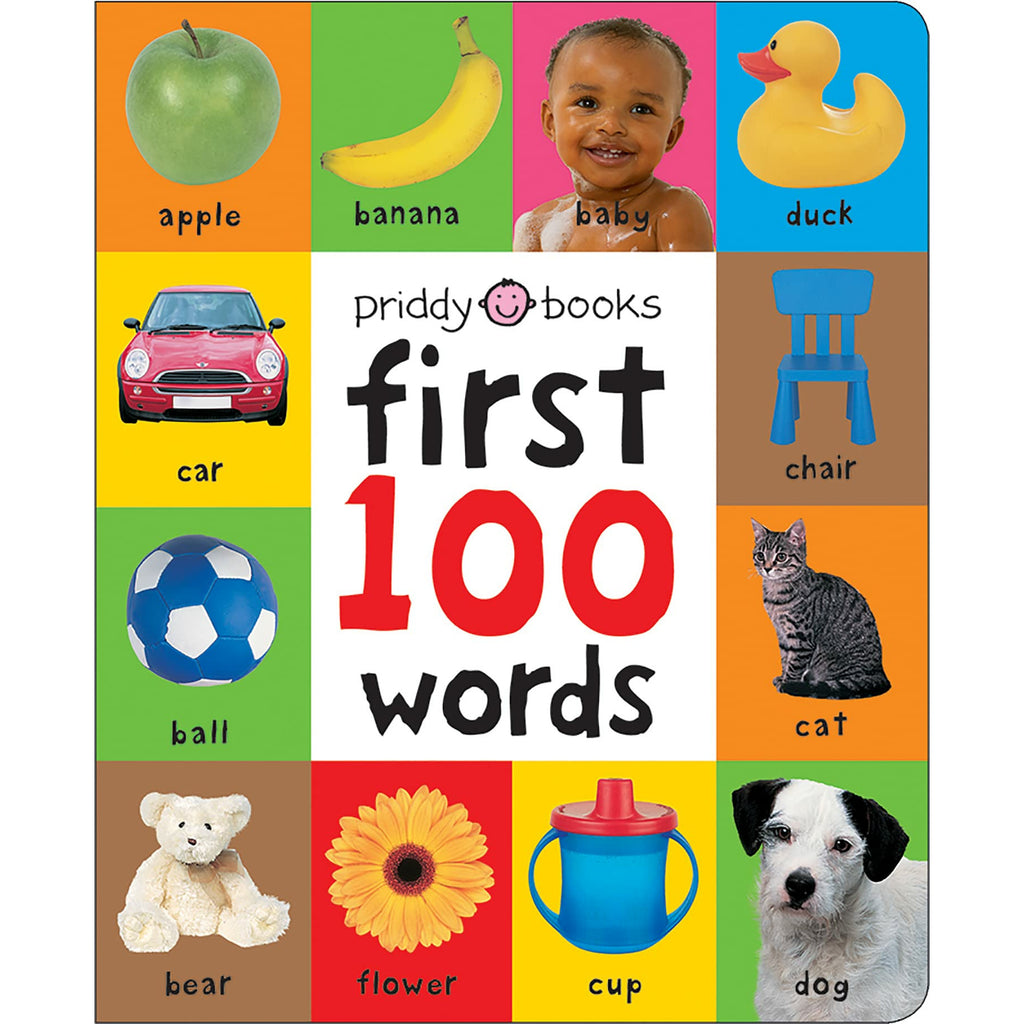 Rogger Priddy's First 100 Words : A Padded Board Book Age- 9 Months & Above