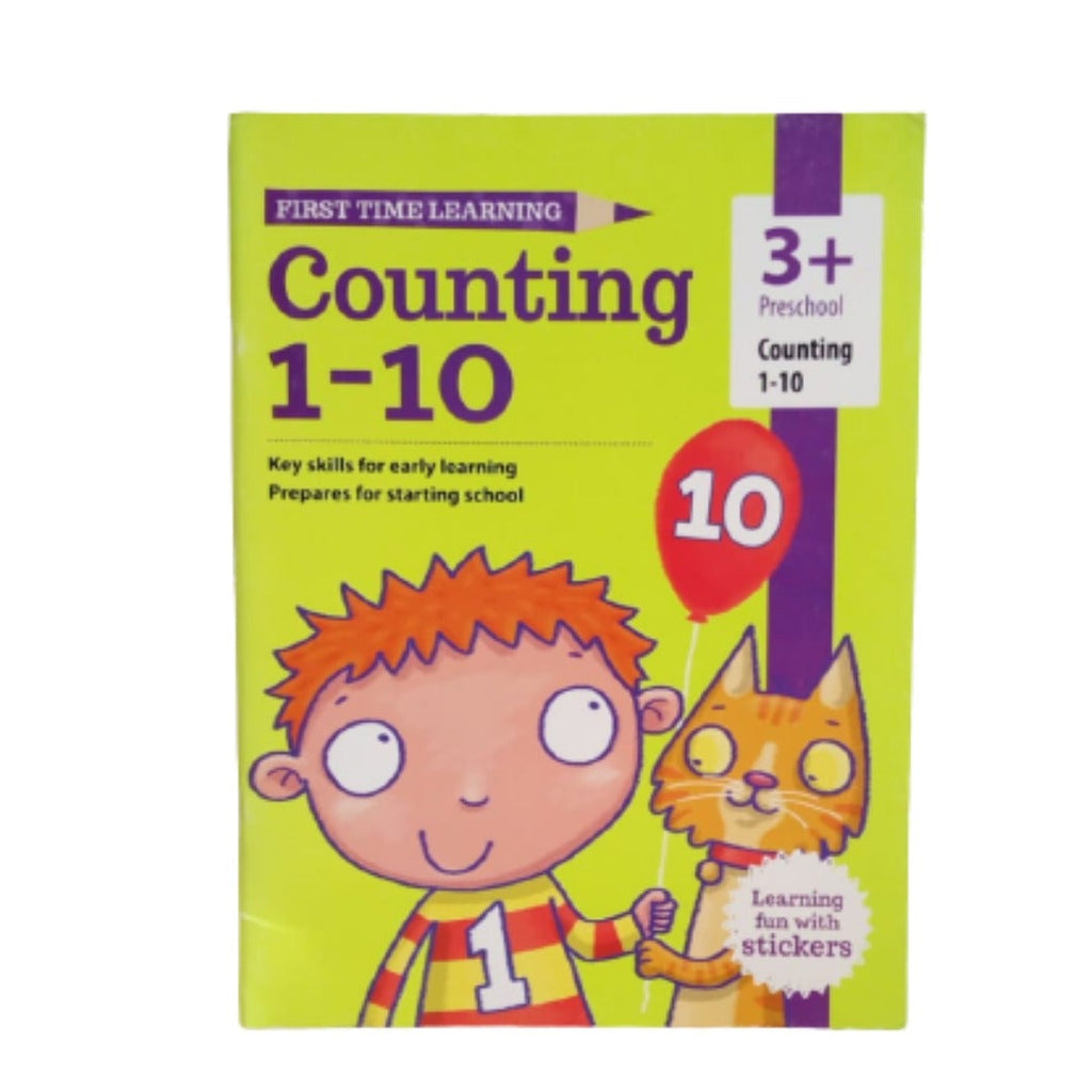 First Time Learning – Counting 1-10 3Y+ Paperback