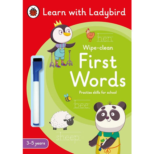 First Words: A Learn with Ladybird Wipe-Clean Activity Book 3-5 years