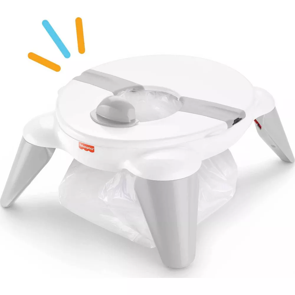 Fisher-Price 2-in-1 Travel Potty Grey Age- 2 Years & Above 