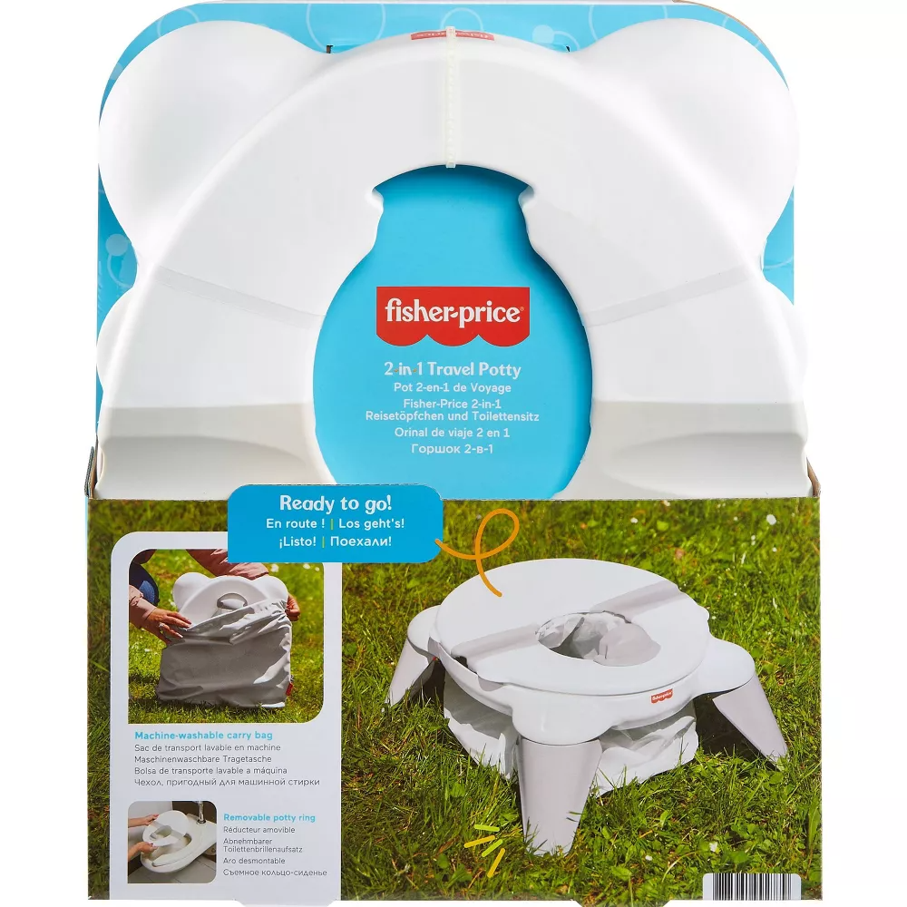 Fisher-Price 2-in-1 Travel Potty Grey Age- 2 Years & Above 
