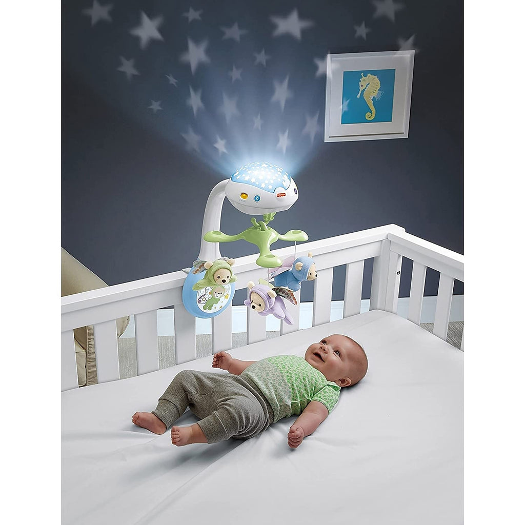 Fisher-Price Butterfly 3 in 1 Projector Mobile Multicolor Age-6 Months & Above