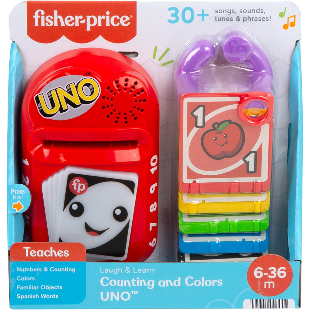 Fisher-Price Laugh & Learn Counting and Colors Baby UNO Multicolor Age- 6 Months & Above