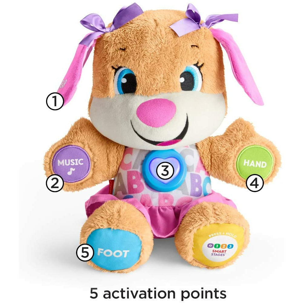 Fisher-Price Laugh & Learn Smart Stages First Words Sister Brown Age-6 Months & Above