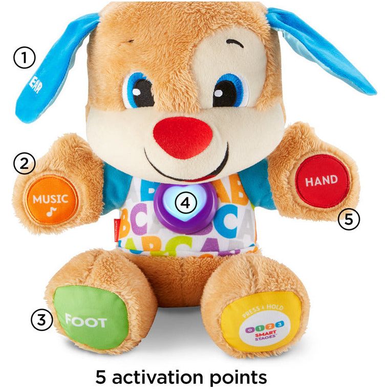 Fisher-Price Laugh & Learn Smart Stages Puppy Multicolor Age- 6 Months & Above