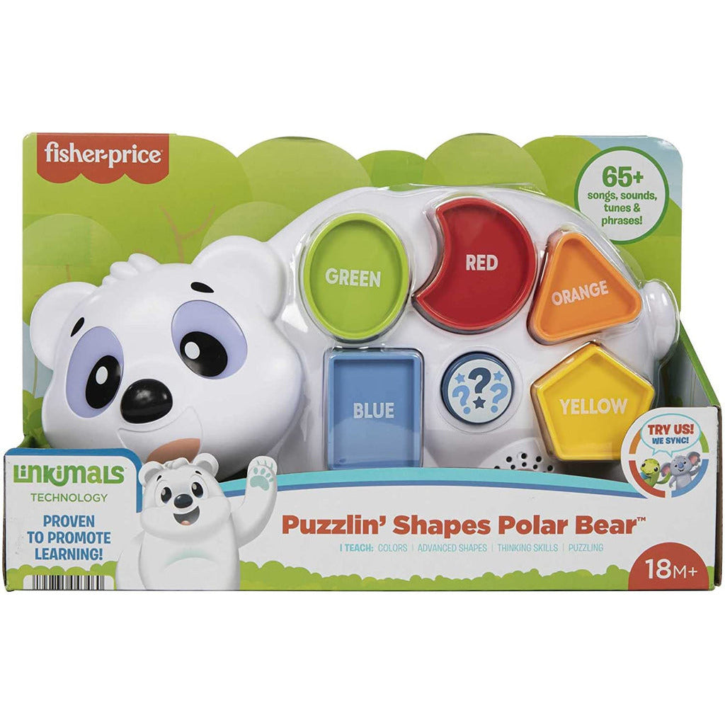 Fisher-Price Linkimals Shape Puzzle Polar Bear Multicolor Age- 2 Years & Above