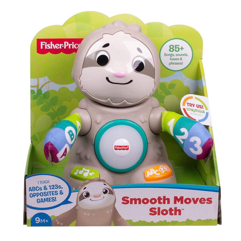 Fisher-Price Linkimals Smooth Moves Sloth Musical Toy Grey Age- 18 Months & Above